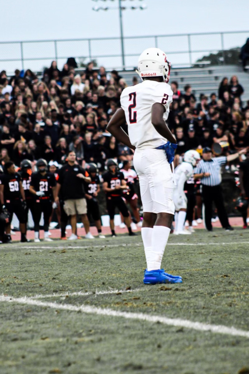 David playing for Franklin High School in Maryland. 